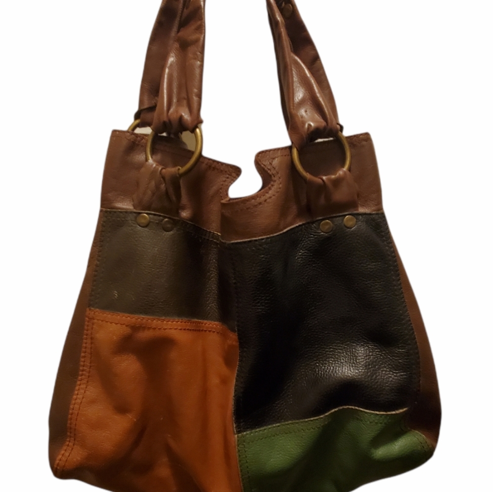 Lucky Brand Multi-Color Leather Hobo Handbag